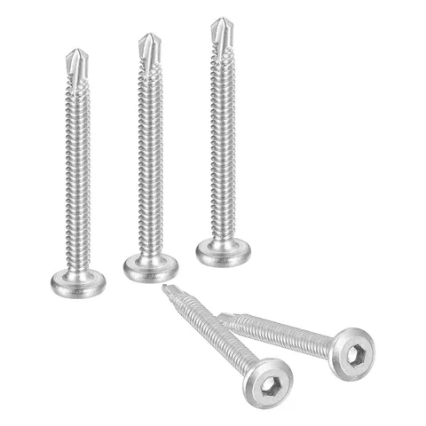Dimension diagram for the screw: 4.8mm head width, 4mm hex socket, labelled ‘50 Pcs’